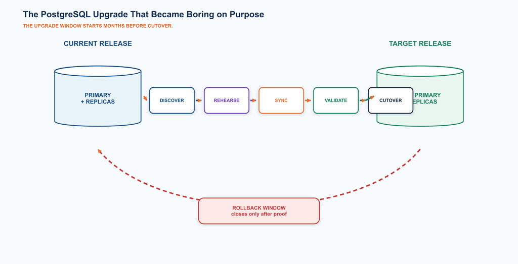 The PostgreSQL Upgrade That Became Boring on Purpose